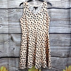 Skater Dress Floral Lace Ove…